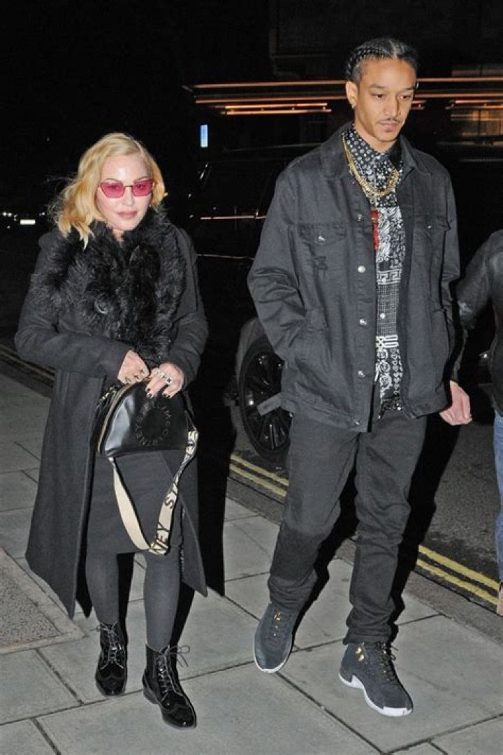 Madonna, 61, Goes Makeup Free In London With Boyfriend Ahlamalik Williams, 26, And Four Of Her Kids