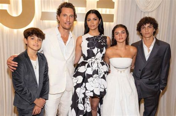 Matthew McConaughey’s Son, 12, Is His Twin In Sweet New Photo With Mom Camila Alves