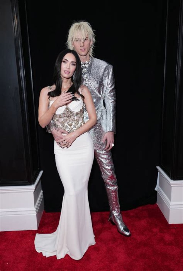 Megan Fox Rocks Nearly Naked Metal Dress at Grammys Party Without Machine Gun Kelly