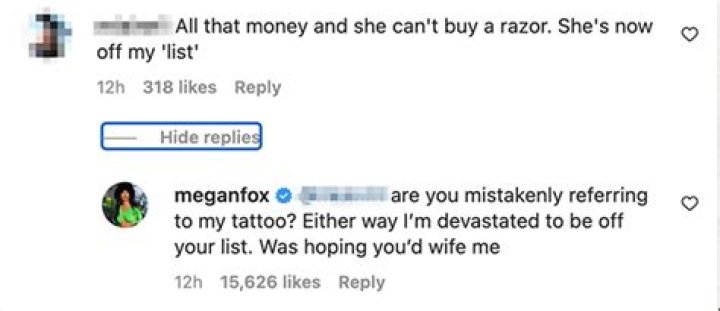 Megan Fox’s Response To Not Shaving Bikini Line In Halloween Photos – Hollywood Life