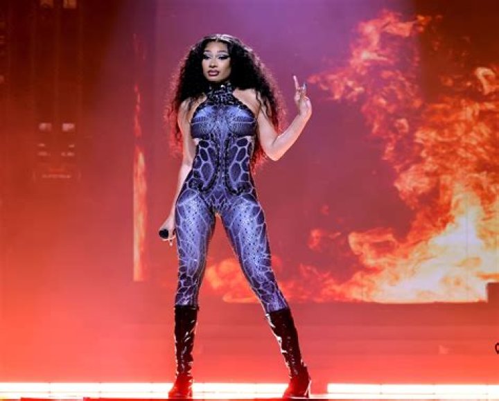 Megan Thee Stallion Hits The Desert In Black Leather Outfit For 2020 BET Awards Performance