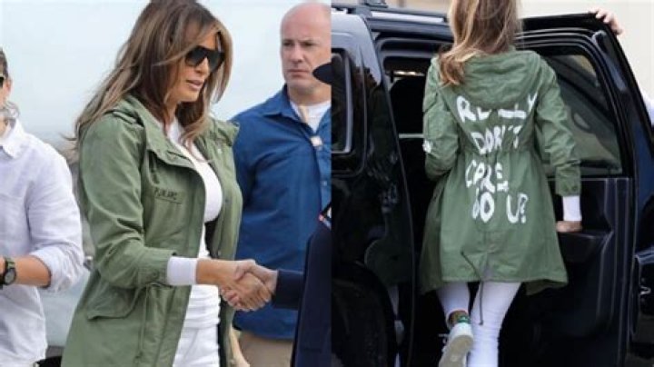Melania Trump Wears Hugely Insensitive ‘I Really Don’t Care’ Jacket To Visit Migrant Kids — Pics