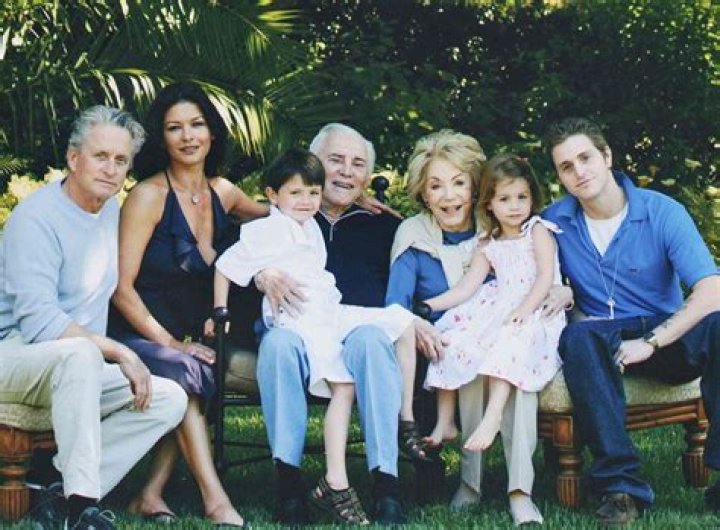 Michael Douglas & Family In Photo From Lunch Outing With Dad Kirk – Hollywood Life