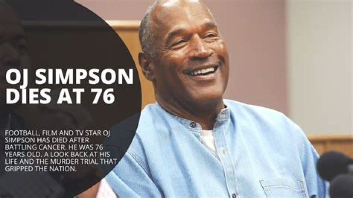 O.J. Simpson Dead: Former Football Player Dies at 76