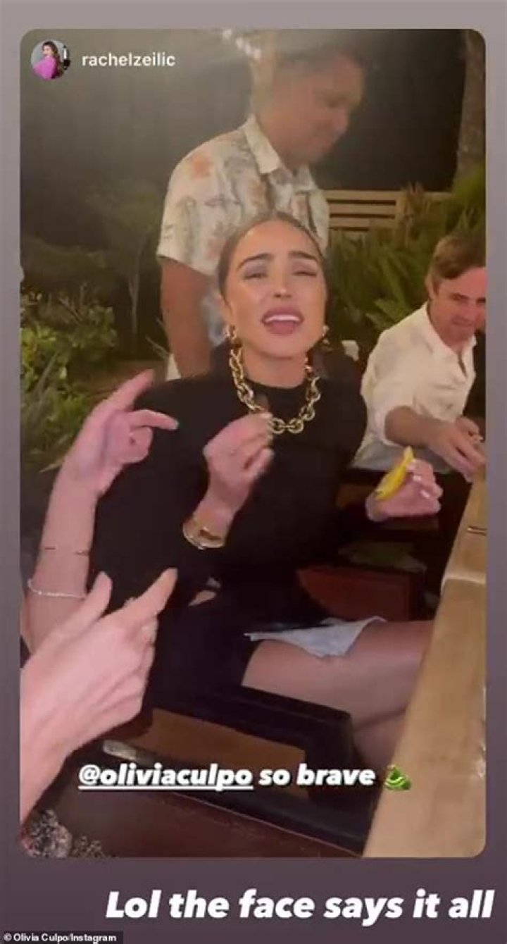 Olivia Culpo Sizzles In Red Bikini After Almost Being Kicked Off Of Flight