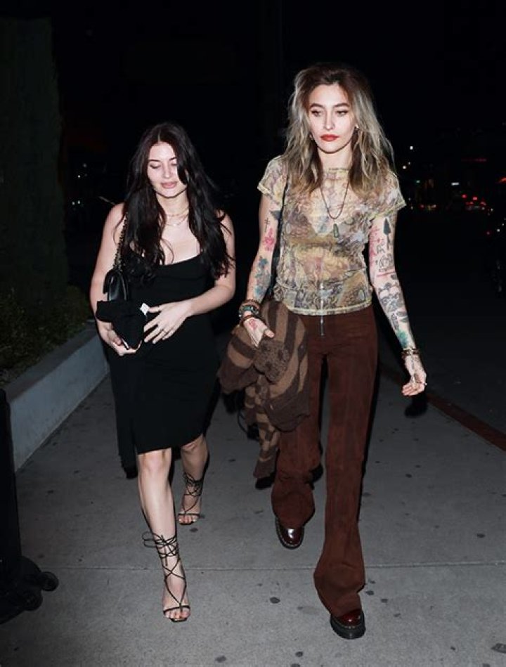 Paris Jackson’s Sheer Shirt At Dinner In LA: Photos – Hollywood Life