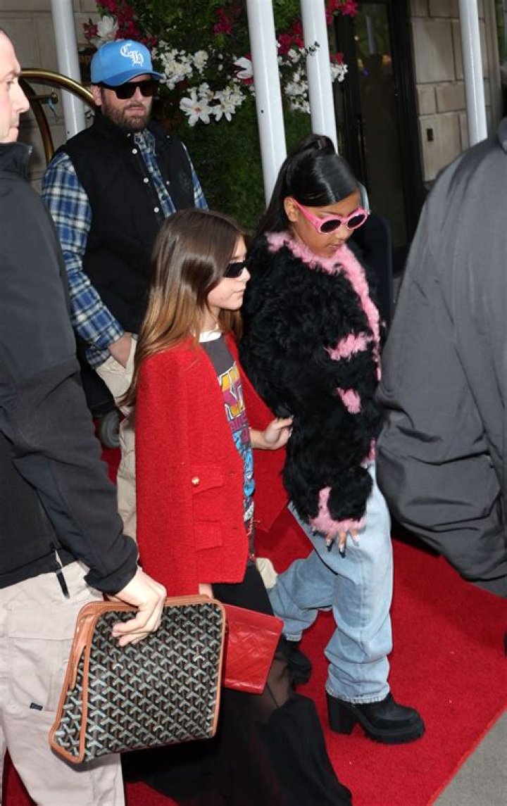 Penelope Disick & North West Arrive At Penelope’s Birthday Party In A Stretch Limo