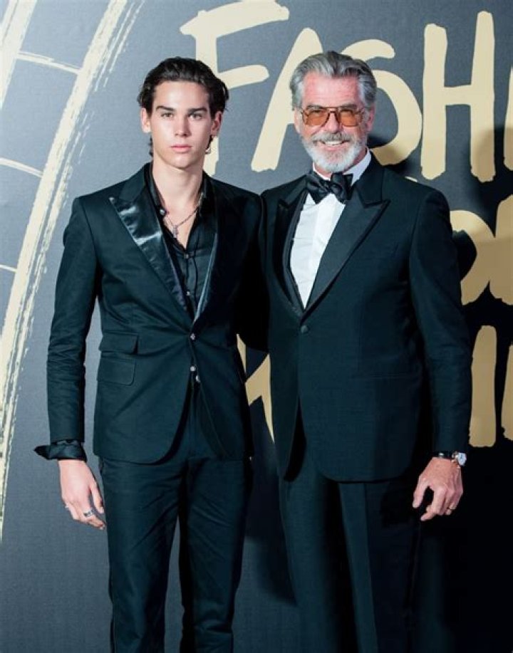 Pierce Brosnan, 66, & Model Son Paris, 18, Look Dapper Together At London Fashion Week — See Pics