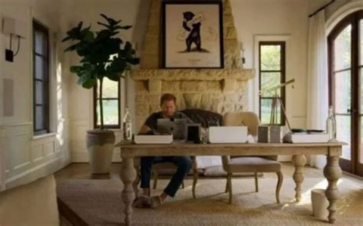 Prince Harry Shows Off Couch, Artwork & More In His $14M Mansion With Meghan Markle During ‘GQ’ Interview