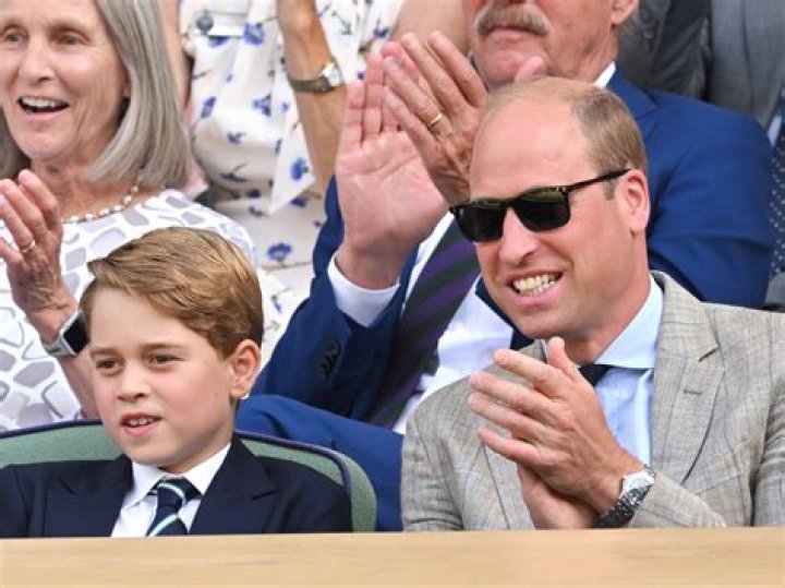 Prince William & Lookalike Son Prince George, 8, Twin In Matching Blue Suits For Jubilee Event: Photos