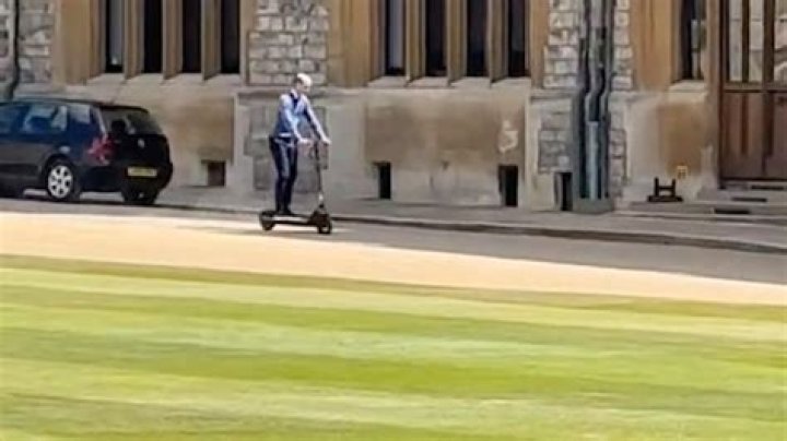 Prince William Praised by Fans for Gliding Through Windsor Castle on a Scooter: Watch