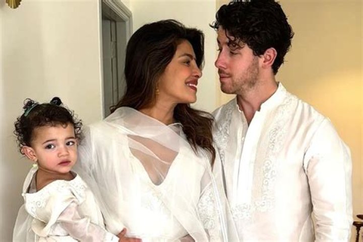 Priyanka Chopra & Nick Jonas Take Baby Malti, 7 Mos., For A Swim On Family Day: Photo