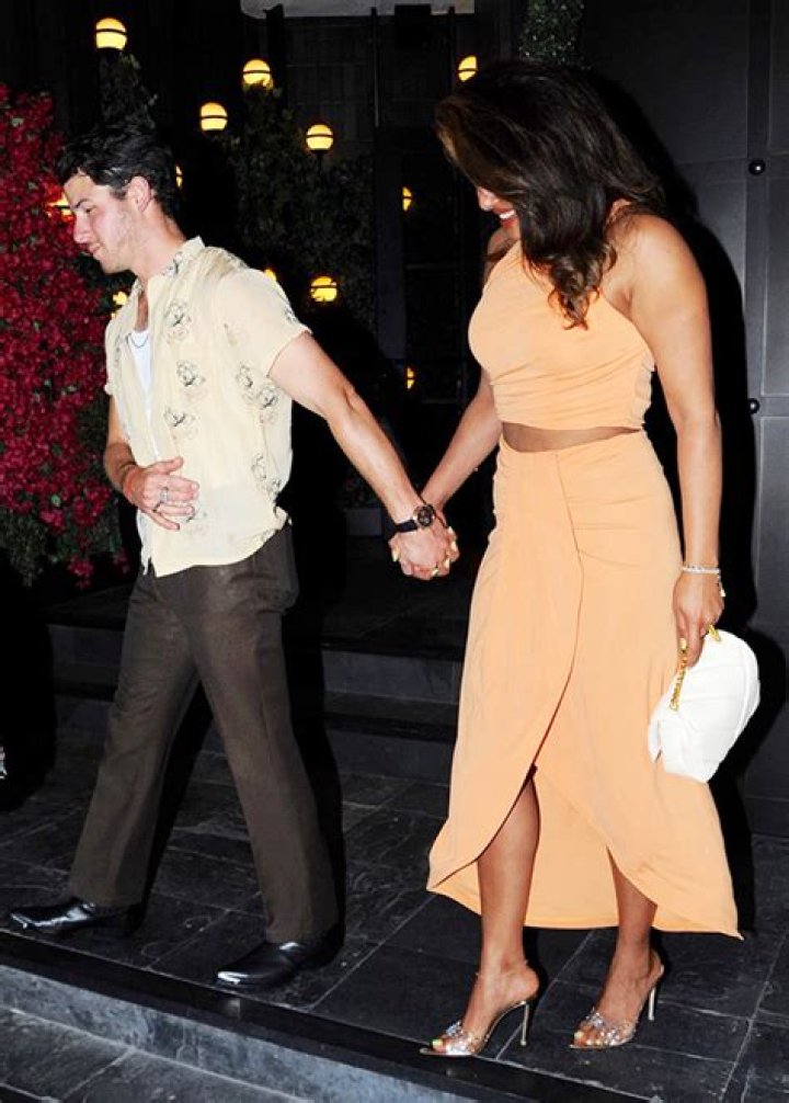 Priyanka Chopra Wears Crop Top & Skirt While Holding Hands With Nick Jonas On Date Night