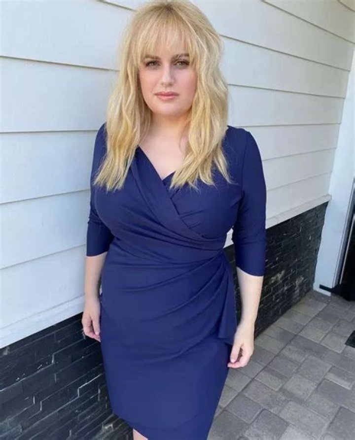 Rebel Wilson Shows Off Her 40-Pound Weight Loss In A Gorgeous Dark Blue Dress — Watch