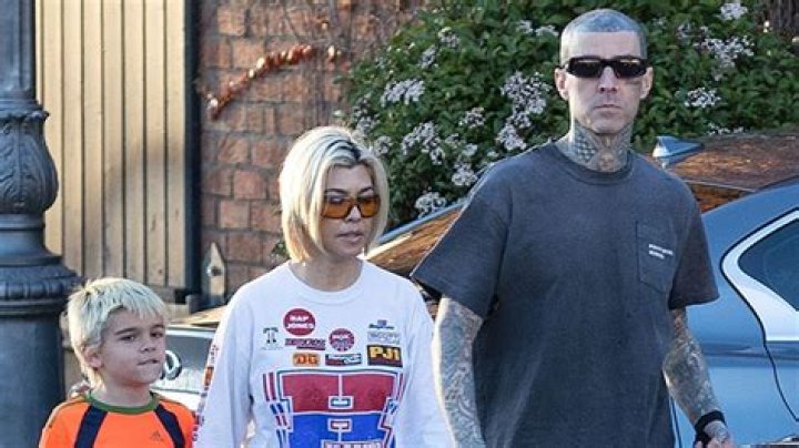 Reign Disick, 8, Twins With Mom Kourtney In Blonde Hair For Lunch With Travis Barker