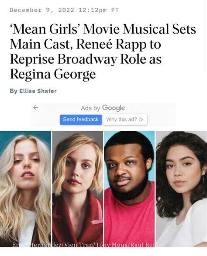 Reneé Rapp Takes On Regina George In ‘Mean Girls’ On Broadway: Interview – Hollywood Life