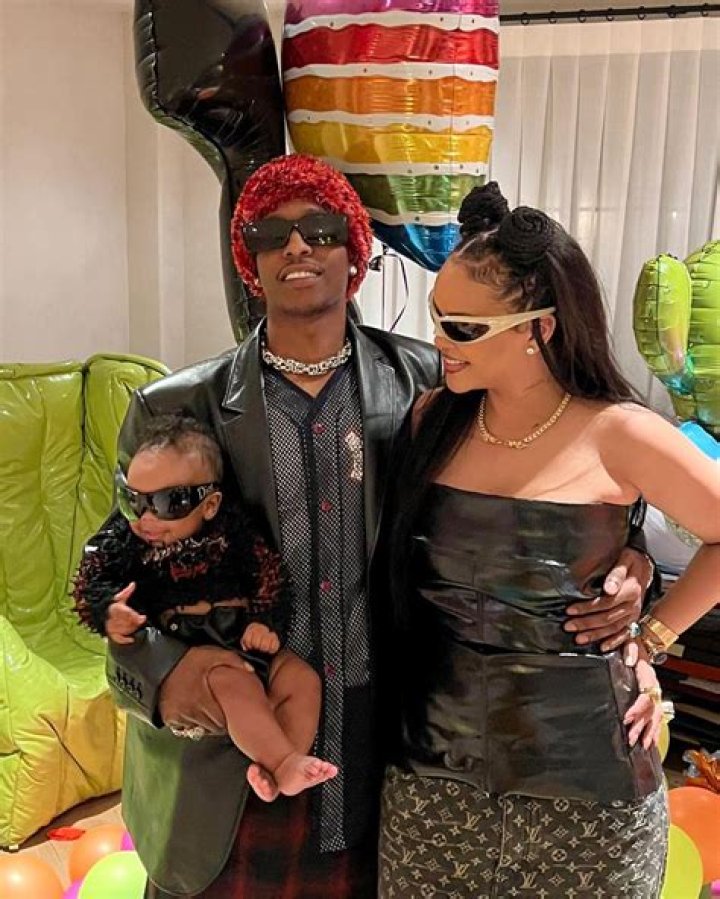 Rihanna Is All Smiles In Full Leather Outfit For Date Night With A$AP Rocky