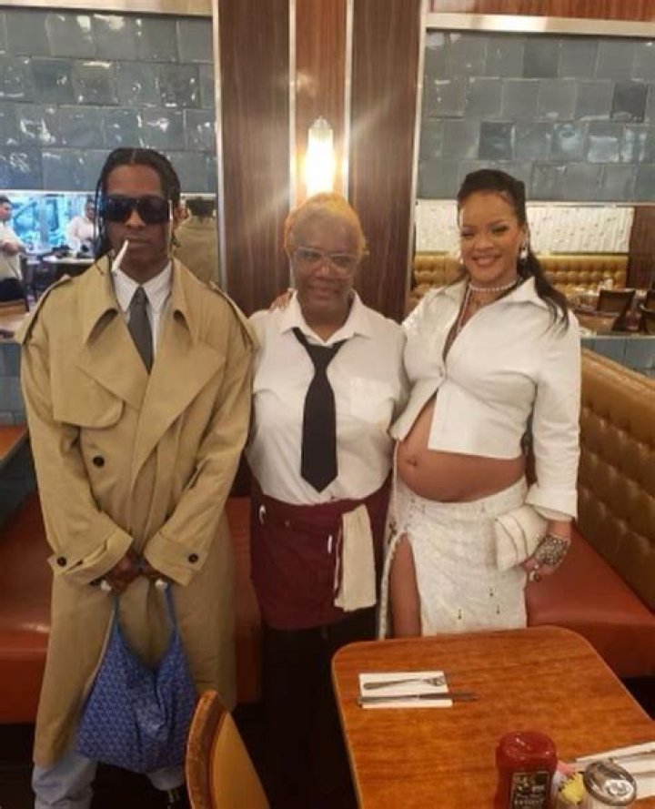 Rihanna Rocks Tiny Black Top With Tights To Celebrate ASAP Rocky’s Birthday Just 2 Months After Giving Birth