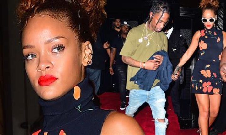 Rihanna & Travis Scott’s New Steamy Dance Floor Make Out Caught On Camera — Pics