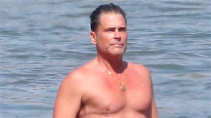 Rob Lowe, 57, Looks Buff As He Goes For A Shirtless Swim In Santa Barbara — See Pics