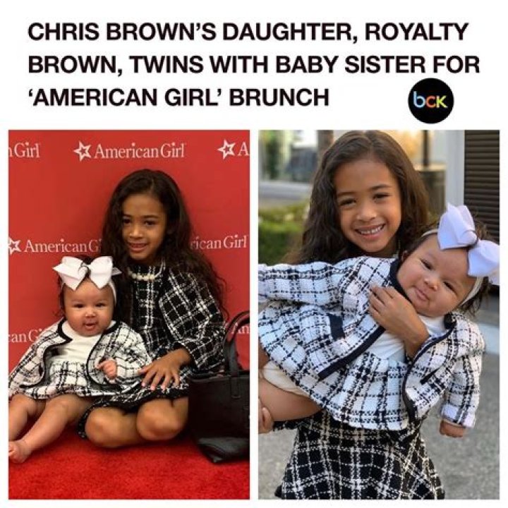 Royalty Brown Holds Sister Lovely For Her First Birthday – Hollywood Life