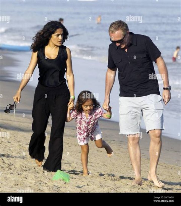 Salma Hayek, 53, Rocks Black Bikini During Grecian Getaway With Husband Francois-Henri Pinault