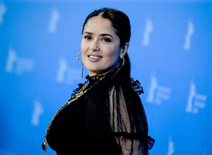 Salma Hayek, 53, Shows Off Her Dance Moves While Rocking Out To A Chris Brown Classic