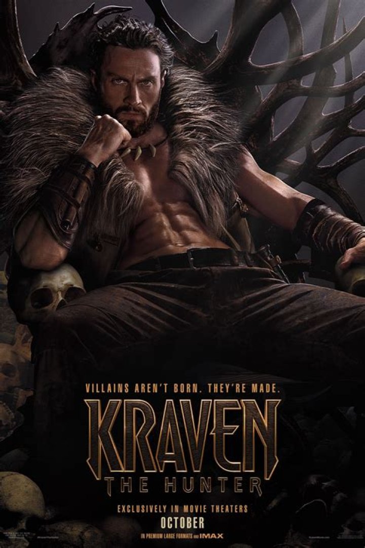 Sam Taylor-Johnson’s Reaction To Aaron In ‘Kraven The Hunter’ Poster – Hollywood Life