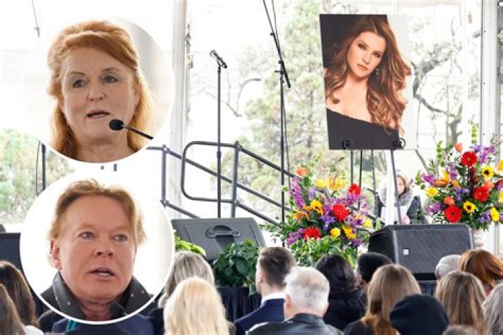 Sarah Ferguson Pays Tribute Lisa Marie Presley At Funeral – Hollywood Life