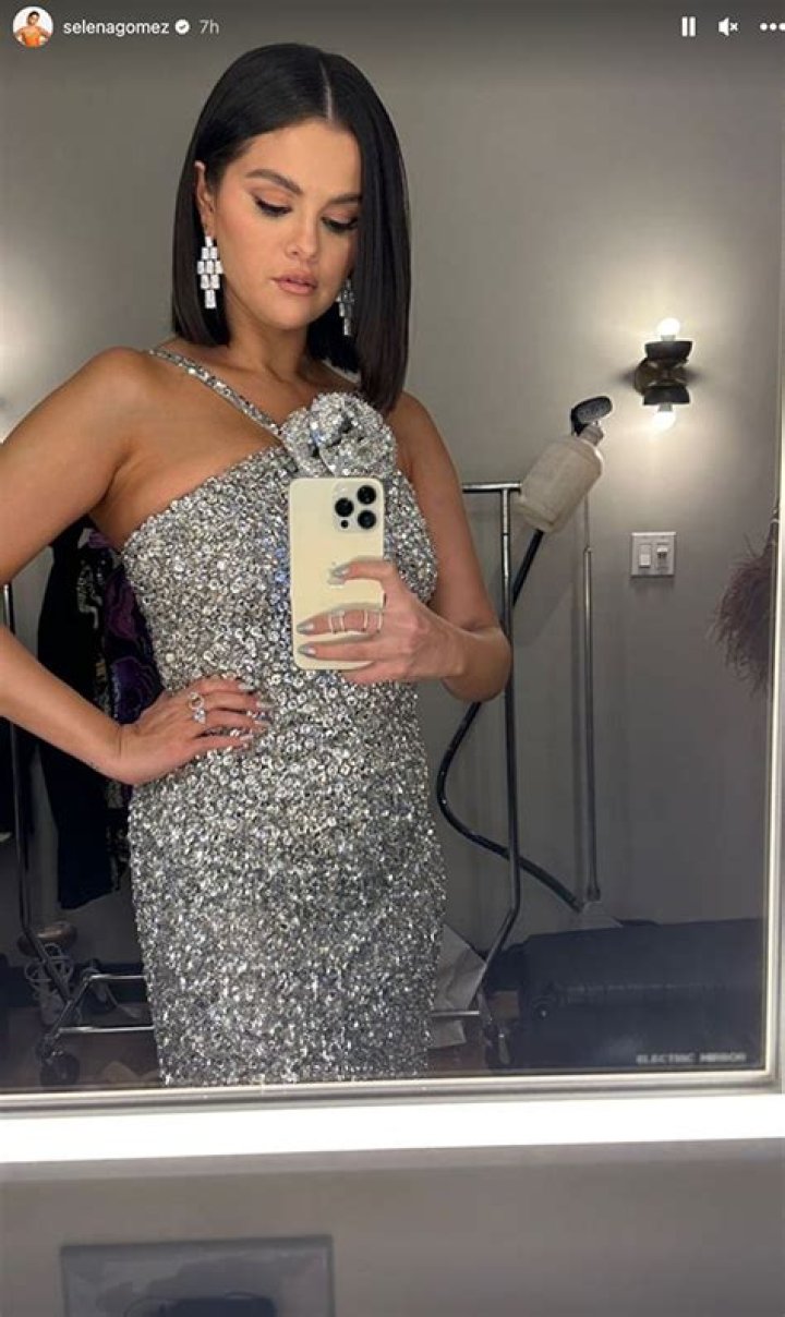 Selena Gomez Wore a Silver Sequin Dress To Rare Impact Fund Benefit – Hollywood Life