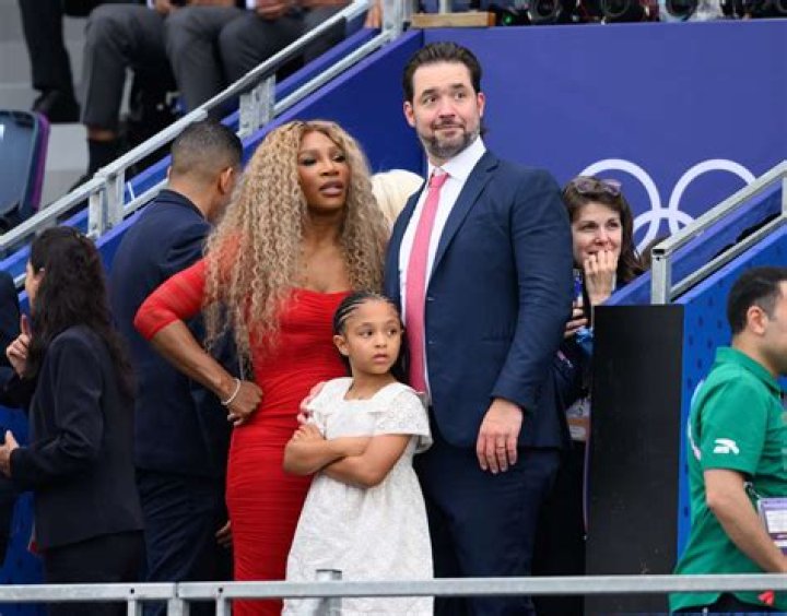 Serena Williams’ Daughter Olympia, 4, Smiles In Pink Dress For High Tea With Dad