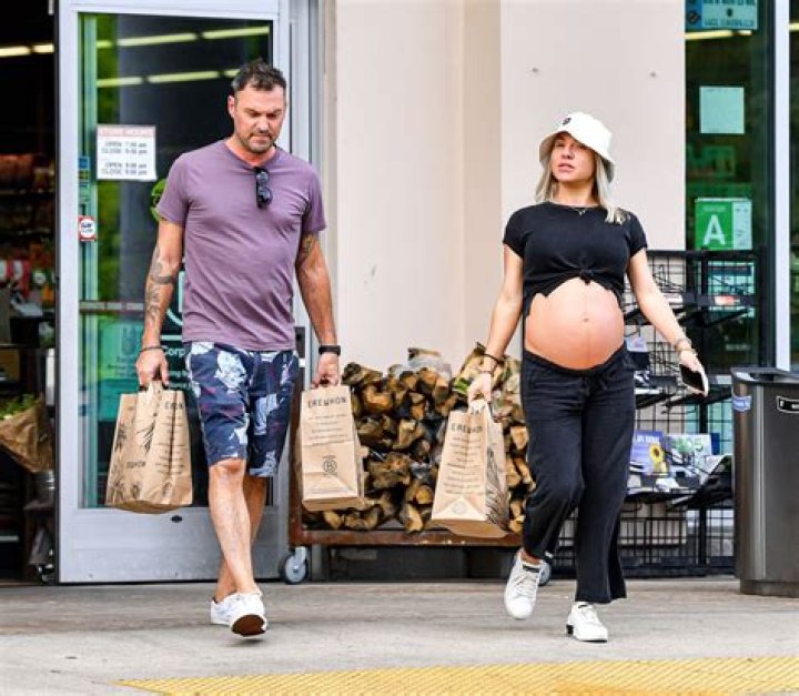 Sharna Burgess Shows Off Bare Baby Bump In Bikini & Packs On The PDA With Brian Austin Green