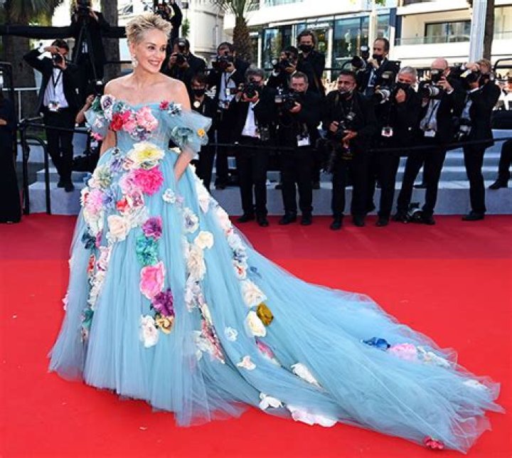 Sharon Stone’s Floral Dress At Cannes Film Festival – Photos – Hollywood Life