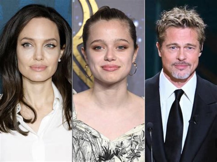 Shiloh Jolie-Pitt Rocks A Jean Jacket While Sister Zahara Wears A Yellow Dress Out With Mom Angelina