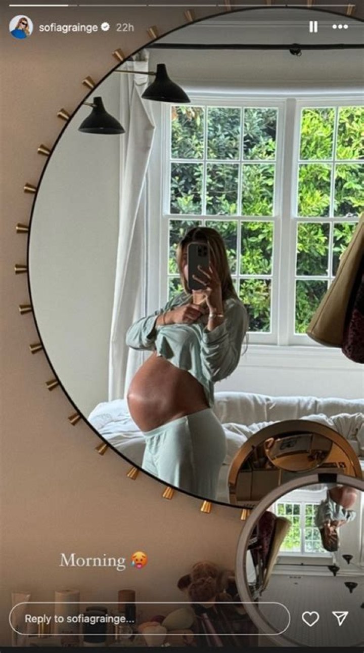 Sofia Richie Shows Off Growing Baby Bump in New Mirror Selfie