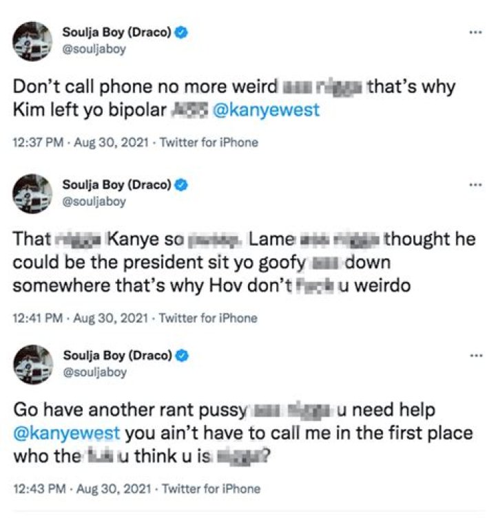 Soulja Boy Slams Kanye West For Allegedly Cutting His Verse From ‘Donda’: This Is Why Kim Left You