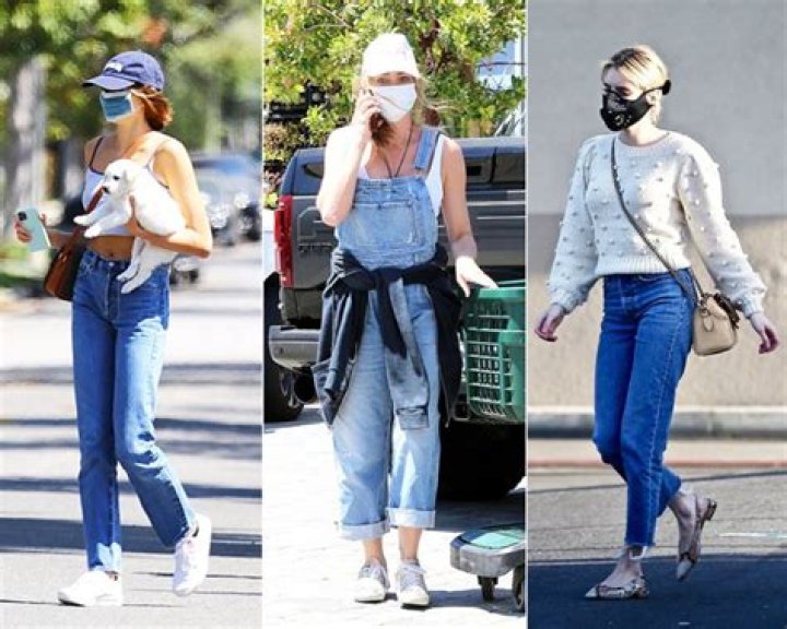 Stars In Denim & Face Masks — Photos
