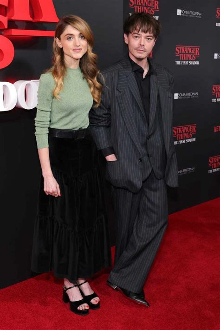 ‘Stranger Things’ Stars Natalia Dyer & Charlie Heaton Rock Adorable Matching Looks At NYFW Event