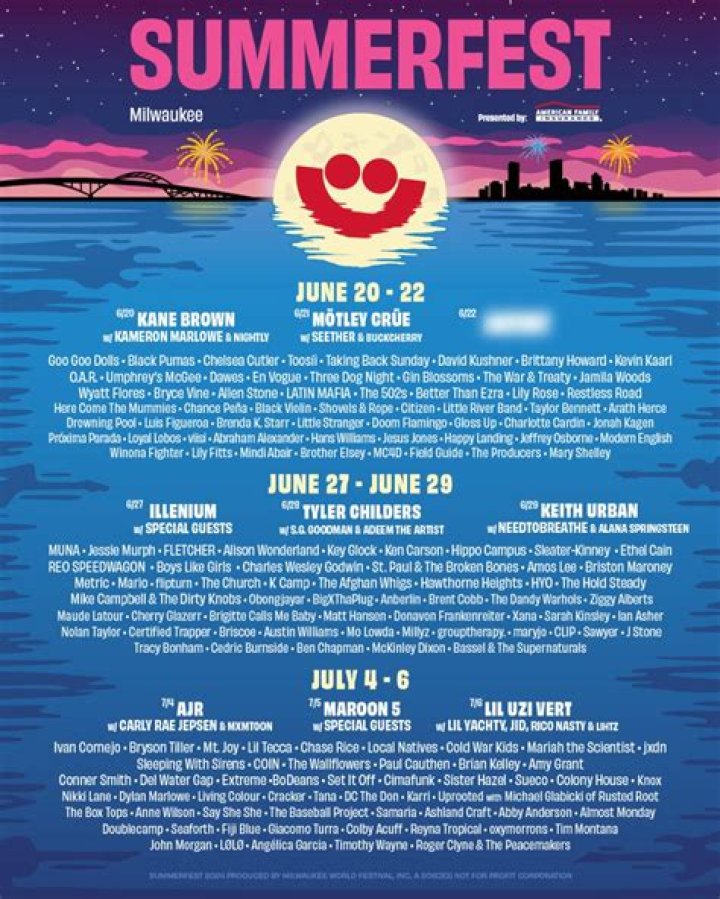 Summer Music Festival Lineups — Pics