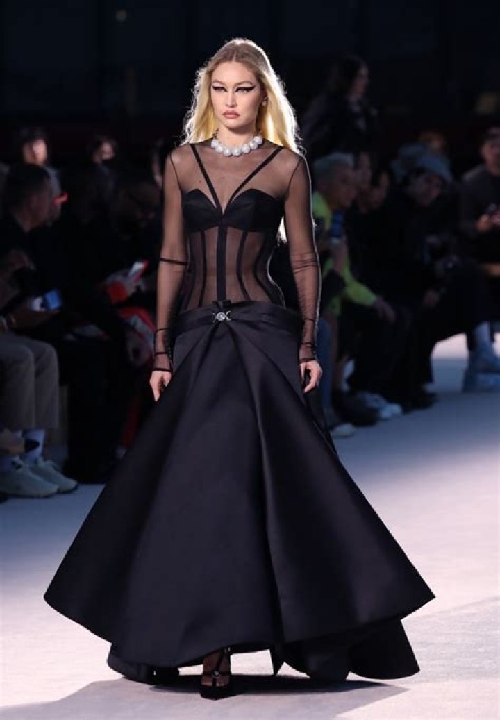Supermodels Rocking Sexy Sheer Looks On The Runway – Hollywood Life