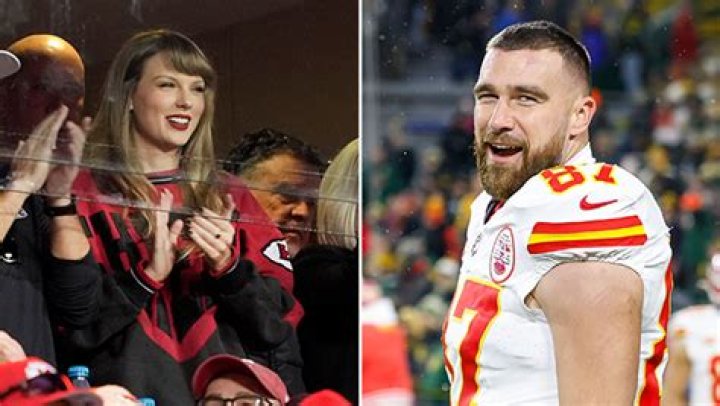 Taylor Swift & Travis Kelce Sweetly Kiss on the Field After Chiefs Win the AFC Championship