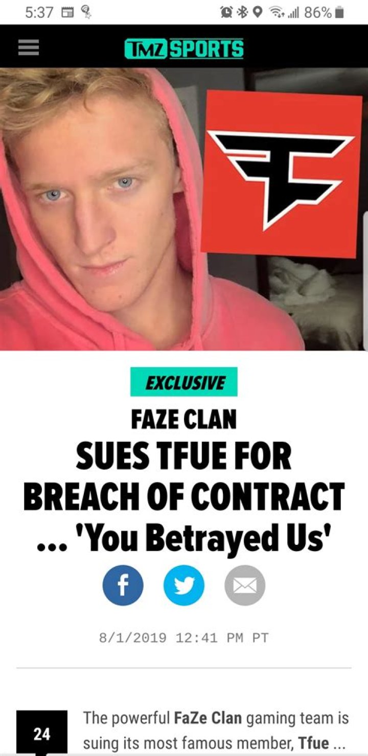 Tfue: 5 Things To Know About The Gamer Who Is Suing FaZe Clan For Being ‘Grossly Oppressive’