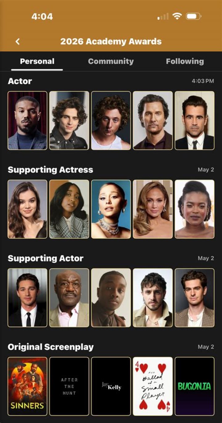 The Full List of Nominees – Hollywood Life