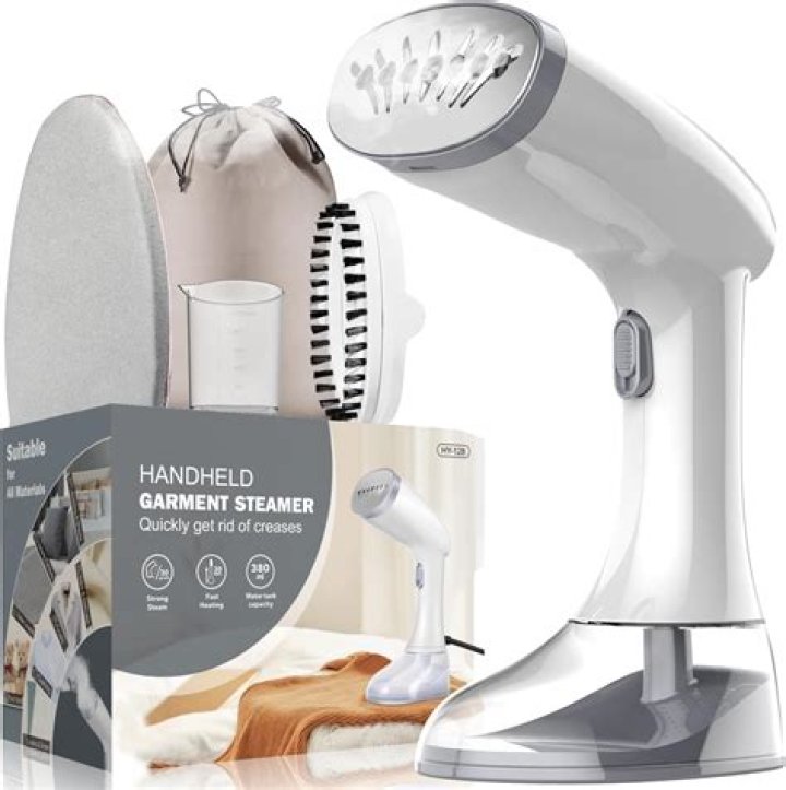 This Handheld Steamer Removes Wrinkles From Your Outfit In Seconds Before A Zoom Meeting & It’s On Sale For $14