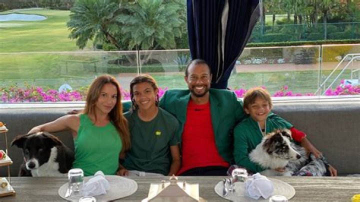 Tiger Woods Smiles In Rare Pic With GF Erica Herman Over Quarantine Meal With Kids Sam & Charlie