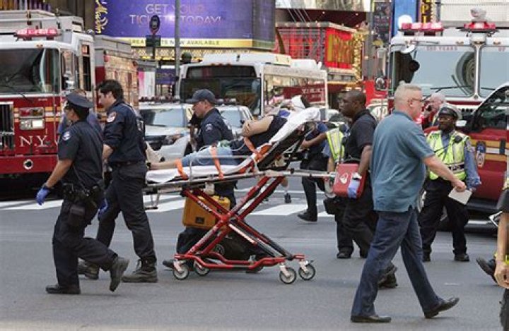 Times Square Car Crash — PICS