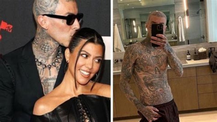 Travis Barker Gets Kourtney Kardashian Tattoo – Hollywood Life