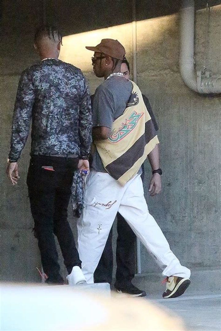 Travis Scott At Super Bowl Party In 1st Photos Since Son Wolf’s Birth – Hollywood Life