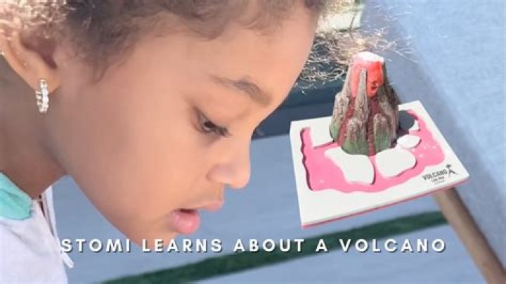 Travis Scott Makes a Volcano With Stormi, 4, In Adorable New Science Project Video: Watch
