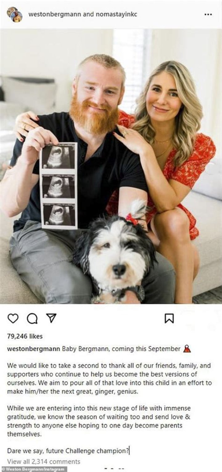 Wes Bergmann Expecting Baby With Wife Amanda Hornick – Hollywood Life
